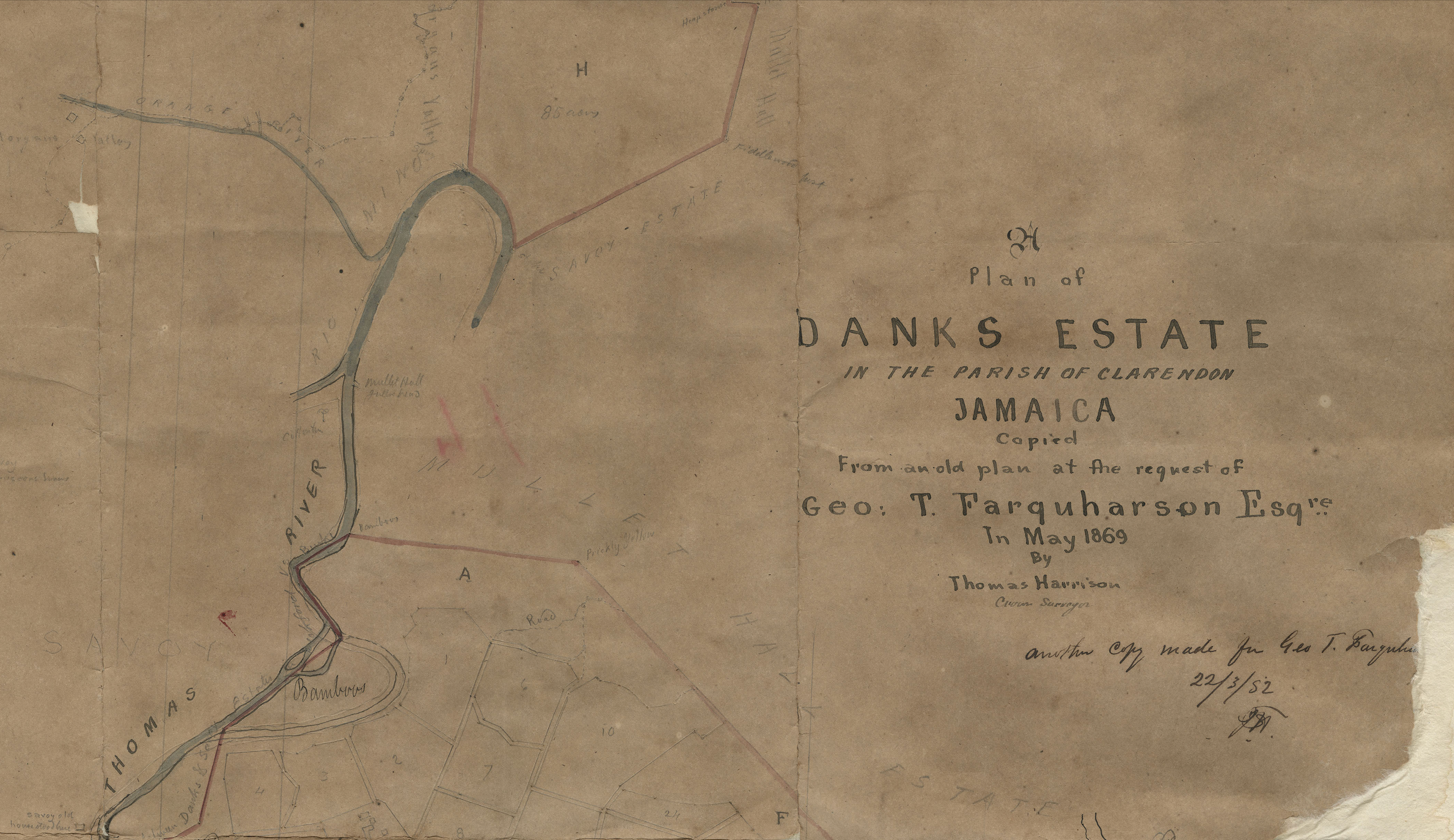 Danks Estate — Second Survey